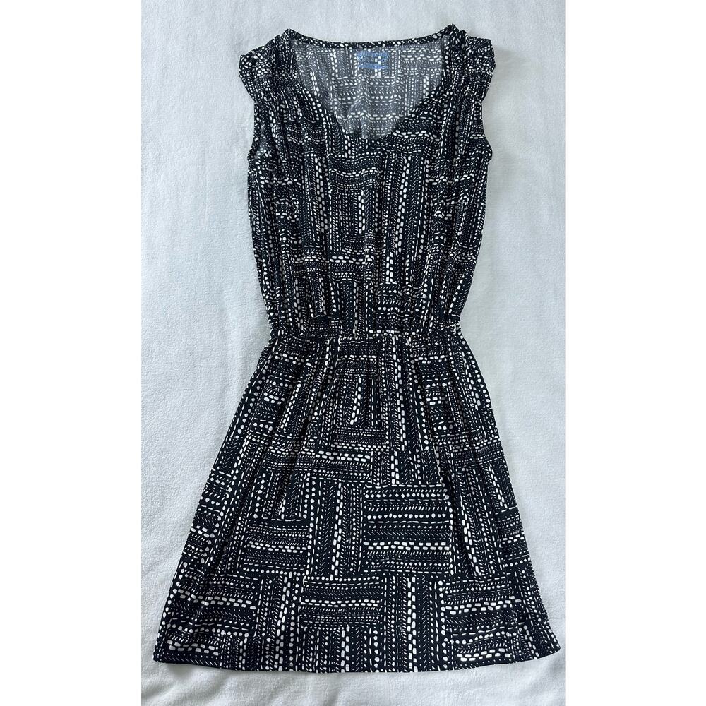 Southern Tide Dress Size Small Cap Sleeve Gameday Midnight Black